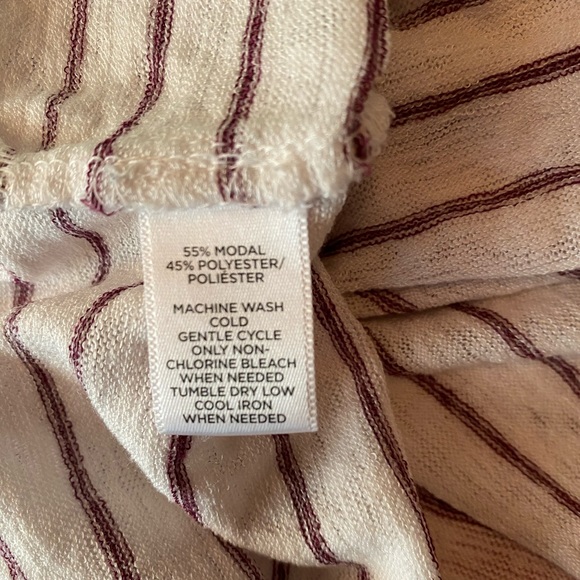 LOFT Striped Boatneck Tee, size Small - Picture 3 of 7